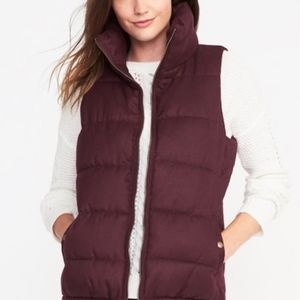 Old Navy Burgundy Vest